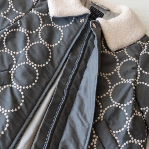 mina perhonen（ミナペルホネン） 25AW tambourine -gray-  コート、ジャケット  ADA6082PB ADA6082PC