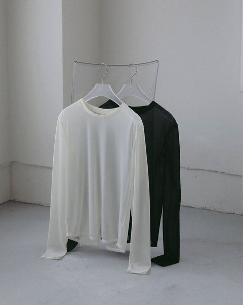 【2月中旬入荷次第お届けのご予約】anuke（アンヌーク） Slit Chiffon Tops 62710606.