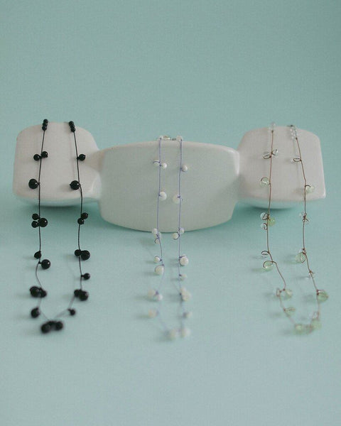 【3月下旬入荷次第お届けのご予約】anuke（アンヌーク） Stone Silkcord Necklace 62710904.