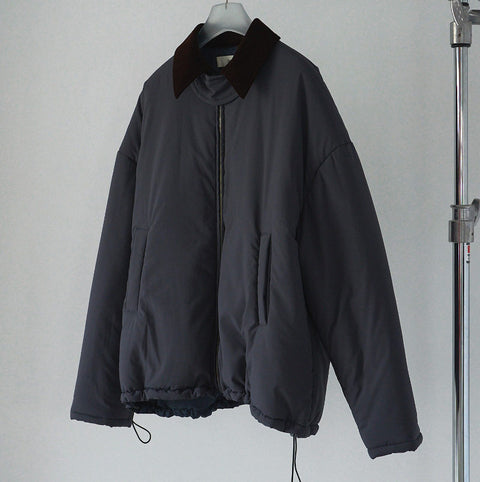 【1月上旬入荷次第お届けのご予約】anuke（アンヌーク）Velour Collar Blouzon ベロアカラーブルゾン（OLV/CGRY）62610203.
