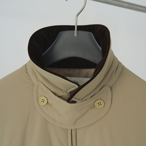 【1月上旬入荷次第お届けのご予約】anuke（アンヌーク）Velour Collar Blouzon ベロアカラーブルゾン（OLV/CGRY）62610203.