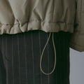 【1月上旬入荷次第お届けのご予約】anuke（アンヌーク）Velour Collar Blouzon ベロアカラーブルゾン（OLV/CGRY）62610203.