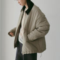 【1月上旬入荷次第お届けのご予約】anuke（アンヌーク）Velour Collar Blouzon ベロアカラーブルゾン（OLV/CGRY）62610203.