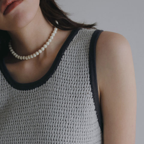【即納】anuke（アンヌーク） 2026SS  Mesh Bicolor Onepiece メッシュバイカラーワンピース　62610318