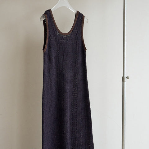 【即納】anuke（アンヌーク） 2026SS  Mesh Bicolor Onepiece メッシュバイカラーワンピース　62610318