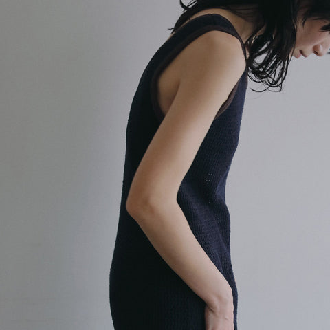 【即納】anuke（アンヌーク） 2026SS  Mesh Bicolor Onepiece メッシュバイカラーワンピース　62610318