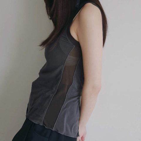 elfinFolk 2024SS Grunge Tank top