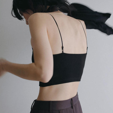 【6月下旬お届けのご予約】anuke（アンヌーク） 2026SS Padin Half Camisole パッド入りハーフキャミソール　62610636.