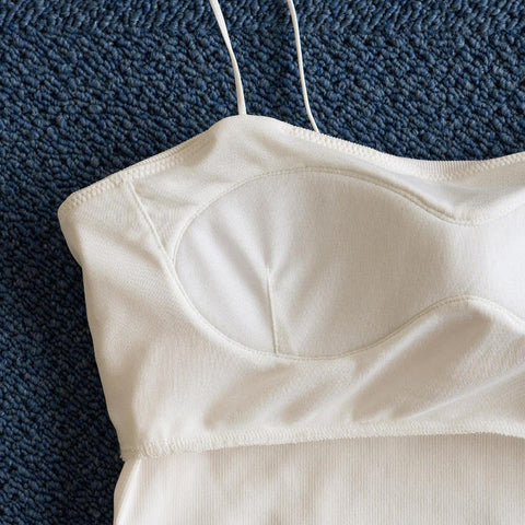 【6月下旬お届けのご予約】anuke（アンヌーク） 2026SS Padin Half Camisole パッド入りハーフキャミソール　62610636.