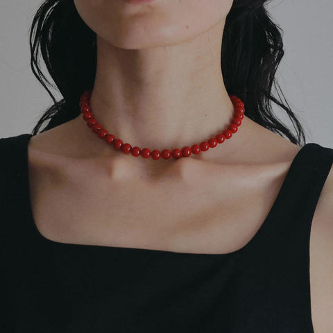 【6月上旬お届けのご予約】anuke（アンヌーク） 2026SS Mini Ball Necklace ネックレス、アクセサリー 62610915.