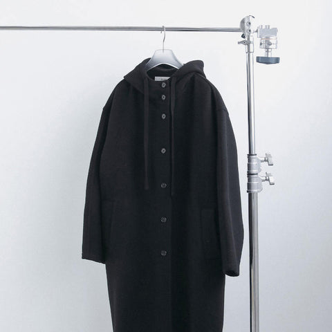 【10月下旬入荷次第お届けのご予約】anuke（アンヌーク） Wool Hoodie Coat ウールフーディコート（CGRY/BLK/BRN）62620001