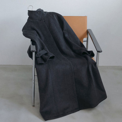 【11月上旬入荷次第お届けのご予約】anuke（アンヌーク） Soutiencollar Over Coat ステンカラーコート（CGRY/BRN）62620003.