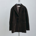 【10月上旬入荷次第お届けのご予約】anuke（アンヌーク） Eco Suede Jacket エコスエードジャケット（D/BRN）62620109.