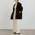 【10月上旬入荷次第お届けのご予約】anuke（アンヌーク） Eco Suede Jacket エコスエードジャケット（D/BRN）62620109.
