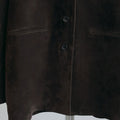 【10月上旬入荷次第お届けのご予約】anuke（アンヌーク） Eco Suede Jacket エコスエードジャケット（D/BRN）62620109.