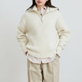 【10月中旬入荷次第お届けのご予約】anuke（アンヌーク）Opencollar Stripe Shirts ストライプシャツ（IVR/PNK/BRN）62620414.