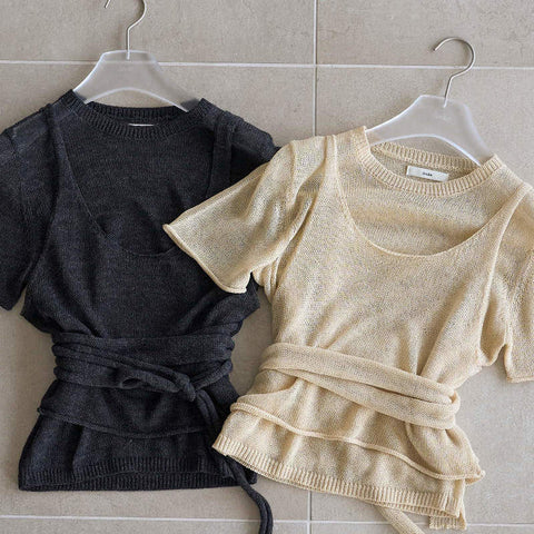 elfinFolk 2024SS Grunge Tank top