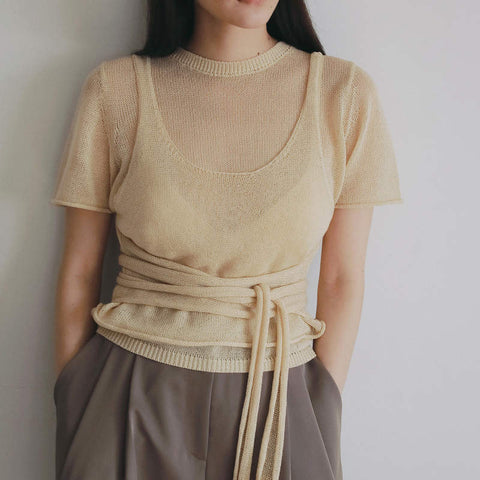 elfinFolk 2024SS Grunge Tank top