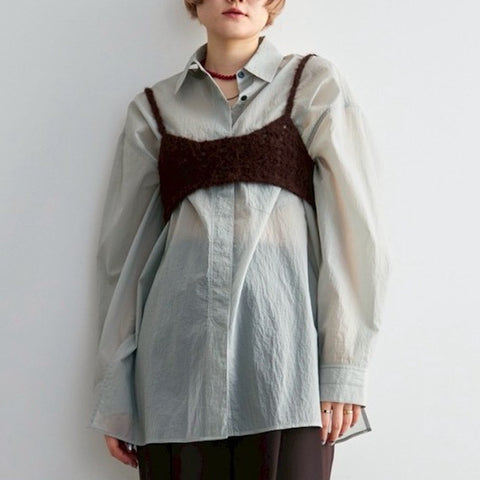 【7月中旬お届けのご予約】anuke（アンヌーク） 2026SS  Crochet Knit Bustier クロシェニットビスチェ　62620510.