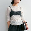【7月中旬お届けのご予約】anuke（アンヌーク） 2026SS  Crochet Knit Bustier クロシェニットビスチェ　62620510.