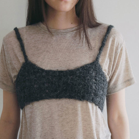 【7月中旬お届けのご予約】anuke（アンヌーク） 2026SS  Crochet Knit Bustier クロシェニットビスチェ　62620510.