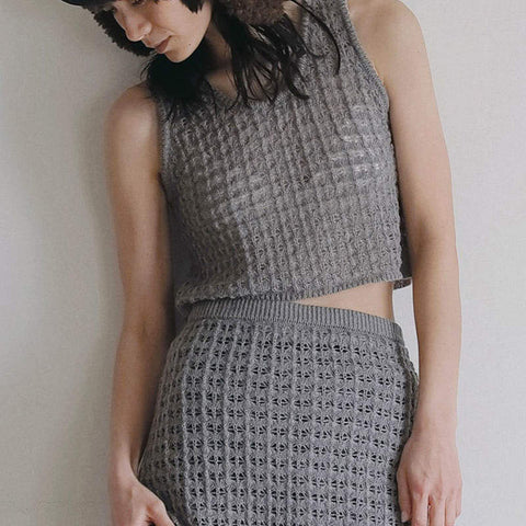 elfinFolk 2024SS Grunge Tank top