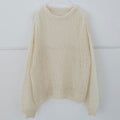 【10月下旬入荷次第お届けのご予約】anuke（アンヌーク） Lowgauge Mohair Knit モヘアニット（IVR/CGRY/MNT）62620533.
