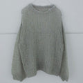 【10月下旬入荷次第お届けのご予約】anuke（アンヌーク） Lowgauge Mohair Knit モヘアニット（IVR/CGRY/MNT）62620533.