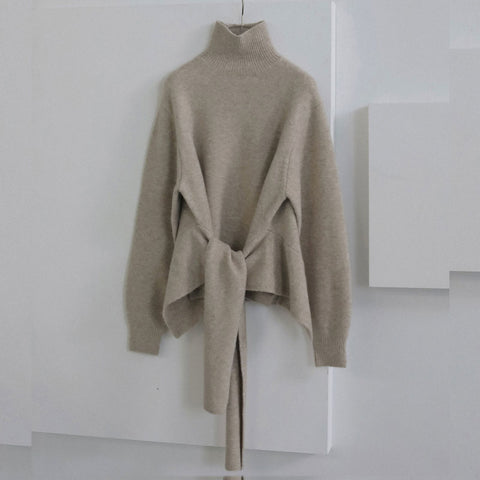 【11月中旬入荷次第お届けのご予約】anuke（アンヌーク）Layered Soft Knit レイヤードニットトップス（BEG/BRN）62620537