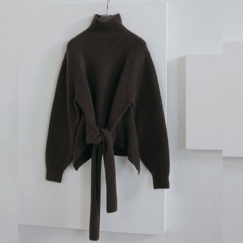 【11月中旬入荷次第お届けのご予約】anuke（アンヌーク）Layered Soft Knit レイヤードニットトップス（BEG/BRN）62620537