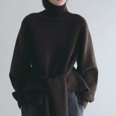 【11月中旬入荷次第お届けのご予約】anuke（アンヌーク）Layered Soft Knit レイヤードニットトップス（BEG/BRN）62620537