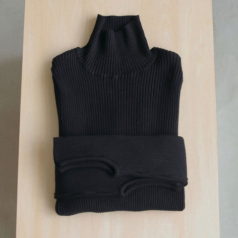 【11月上旬入荷次第お届けのご予約】anuke（アンヌーク） Slit Turtle Knit ラウンドスリットタートルニット（IVR/MCA/MIX/CGRY/BLK）62620539.