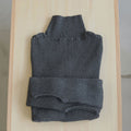 【11月上旬入荷次第お届けのご予約】anuke（アンヌーク） Slit Turtle Knit ラウンドスリットタートルニット（IVR/MCA/MIX/CGRY/BLK）62620539.