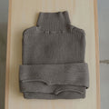 【11月上旬入荷次第お届けのご予約】anuke（アンヌーク） Slit Turtle Knit ラウンドスリットタートルニット（IVR/MCA/MIX/CGRY/BLK）62620539.