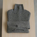 【11月上旬入荷次第お届けのご予約】anuke（アンヌーク） Slit Turtle Knit ラウンドスリットタートルニット（IVR/MCA/MIX/CGRY/BLK）62620539.
