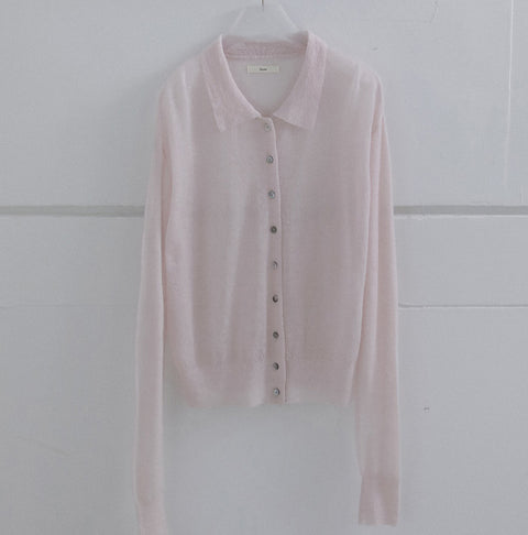 【10月下旬入荷次第お届けのご予約】anuke（アンヌーク）Over Knit Shirts オーバーニットシャツ（IVR/PNK/BLK） 62620542