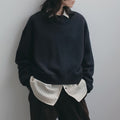 【11月中旬入荷次第お届けのご予約】anuke（アンヌーク）Soft Sweat Tops ソフトスウェット（GRY/NVY）62620625.
