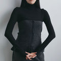 【10月下旬入荷次第お届けのご予約】anuke（アンヌーク） Cashmere Silk Turtle カシミアシルクタートル（IVR/CGRY/BLK）62620635.
