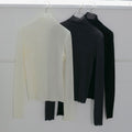 【10月下旬入荷次第お届けのご予約】anuke（アンヌーク） Cashmere Silk Turtle カシミアシルクタートル（IVR/CGRY/BLK）62620635.