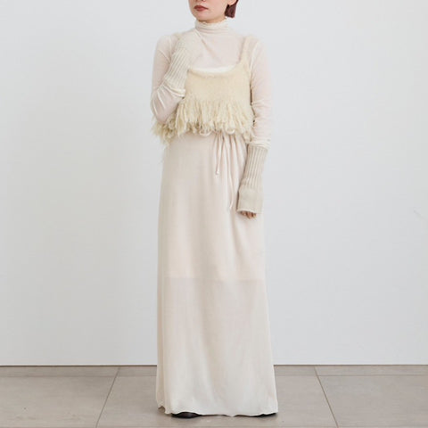 【10月下旬入荷次第お届けのご予約】anuke（アンヌーク） Cashmere Silk Turtle カシミアシルクタートル（IVR/CGRY/BLK）62620635.