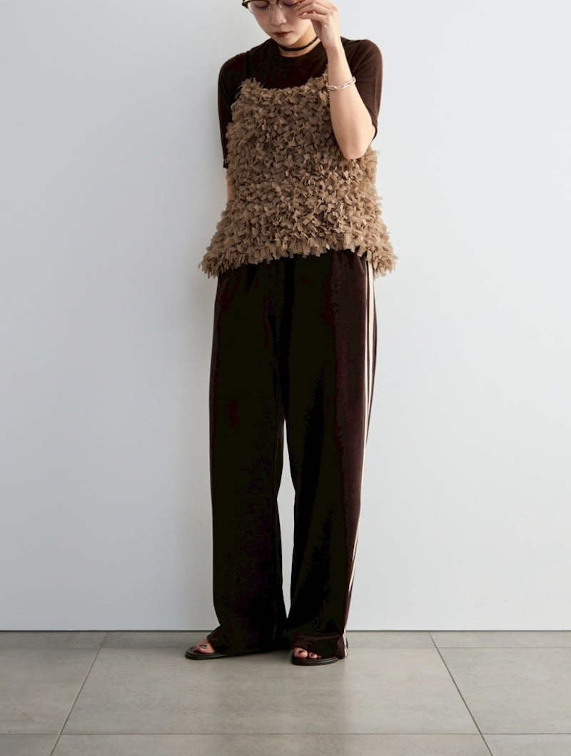 anuke（アンヌーク） 2026SS Velour Track Pants ベロアパンツ