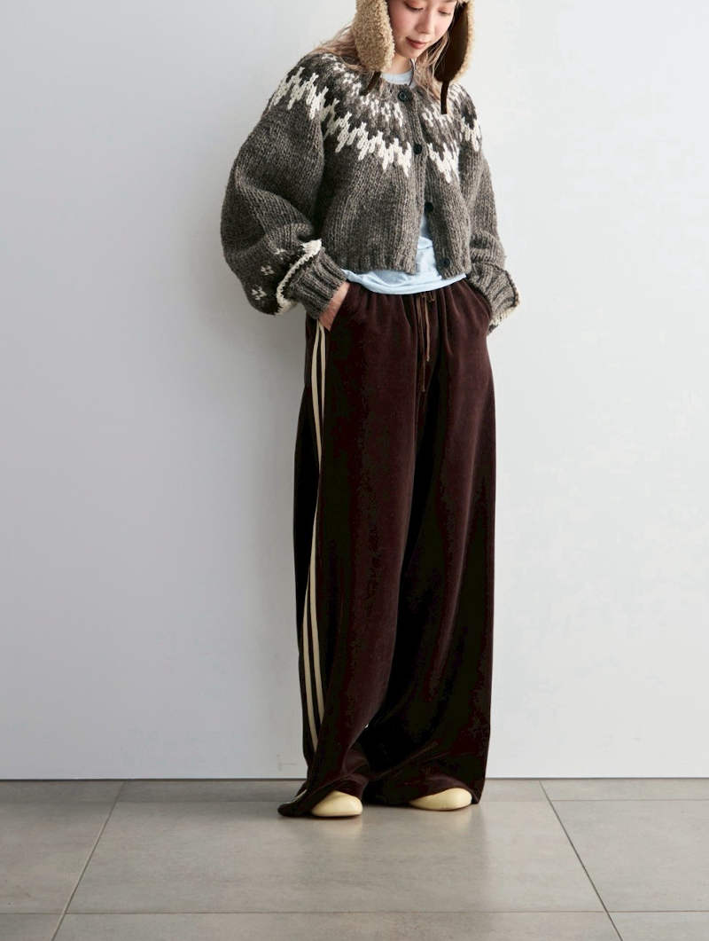 anuke（アンヌーク） 2026SS Velour Track Pants ベロアパンツ