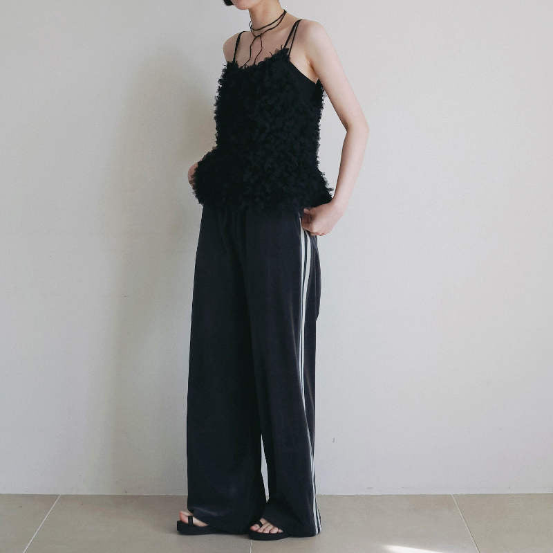 anuke（アンヌーク） 2026SS Velour Track Pants ベロアパンツ