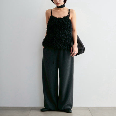 【11月上旬入荷次第お届けのご予約】anuke（アンヌーク） Fleece Rough Pants フリースラフパンツ（PNK/OML/CGRY）62620712