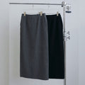 【10月中旬入荷次第お届けのご予約】anuke（アンヌーク）  Wool Cutoff Skirt ウールカットオフスカート（CGRY/NVY）62620807.