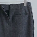 【10月中旬入荷次第お届けのご予約】anuke（アンヌーク）  Wool Cutoff Skirt ウールカットオフスカート（CGRY/NVY）62620807.