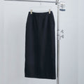 【10月中旬入荷次第お届けのご予約】anuke（アンヌーク）  Wool Cutoff Skirt ウールカットオフスカート（CGRY/NVY）62620807.