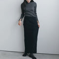 【11月中旬入荷次第お届けのご予約】anuke（アンヌーク） Embroidery Flower Velourskirt 刺繍入りベロアスカート（BRN/NVY）62620809.