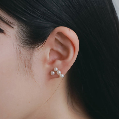 【12月中旬入荷次第お届けのご予約】anuke（アンヌーク） Mini Pearl Pierce ミニピアスセット（WHT）62620905