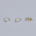 【12月中旬入荷次第お届けのご予約】anuke（アンヌーク） Pearlline Pinky Ring 3粒淡水パールピンキーリング（WHT）62620908.